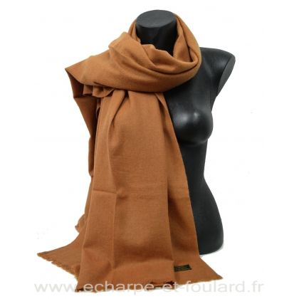 Etole 67cm en 100% cachemire NZO SBARBERI camel