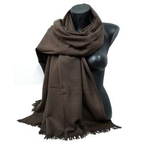 Etole 67cm en 100% cachemire NZO SBARBERI marron