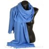 Etole 67cm en 100% cachemire NZO SBARBERI bleu dénim