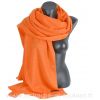 Etole 67cm en 100% cachemire NZO SBARBERI orange