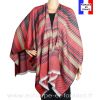 Poncho Velour rouge made in France