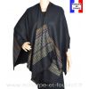 Poncho Luminescent noir made in France