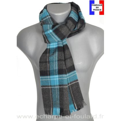 Echarpe ecossaise bleue Hugo