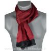 Foulard homme en soie maille rouge-noir