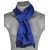 Foulard homme en soie maille bleu