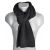 Echarpe maille viscose et cachemire noire