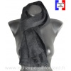 Echarpe mohair noire fabriquée en France