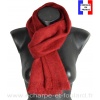 Echarpe mohair bordeaux fabriquée en France