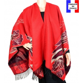 Poncho Aladin rouge made in France