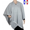 Poncho After gris made in France