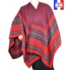 Poncho Arcade rouge made in France