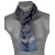 Foulard en soie homme paisley gris