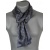 Foulard en soie homme gris