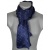 Foulard en soie homme bleu