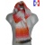 Echarpe mohair Onde orange made in France