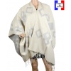 Poncho Alois creme made in France