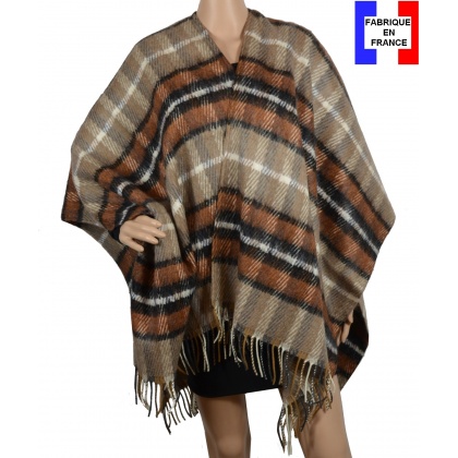 Poncho Eloise beige made in France