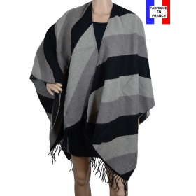 Poncho Aikido noir made in France