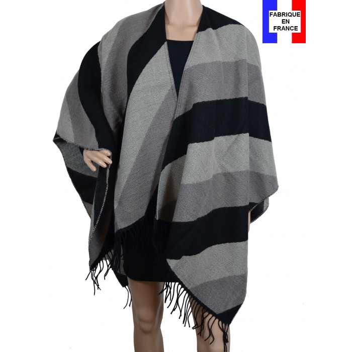 Poncho Aikido noir made in France