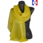Etole cérémonie en soie citron fabriquée en France Etole cérémonie en soie citron fabriquée en France