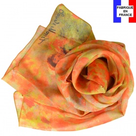 Foulard soie Monet – Coquelicots