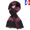 Echarpe Femme Pecan noire et rouge made in France