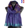 Echarpe mohair Maestro violette made in France