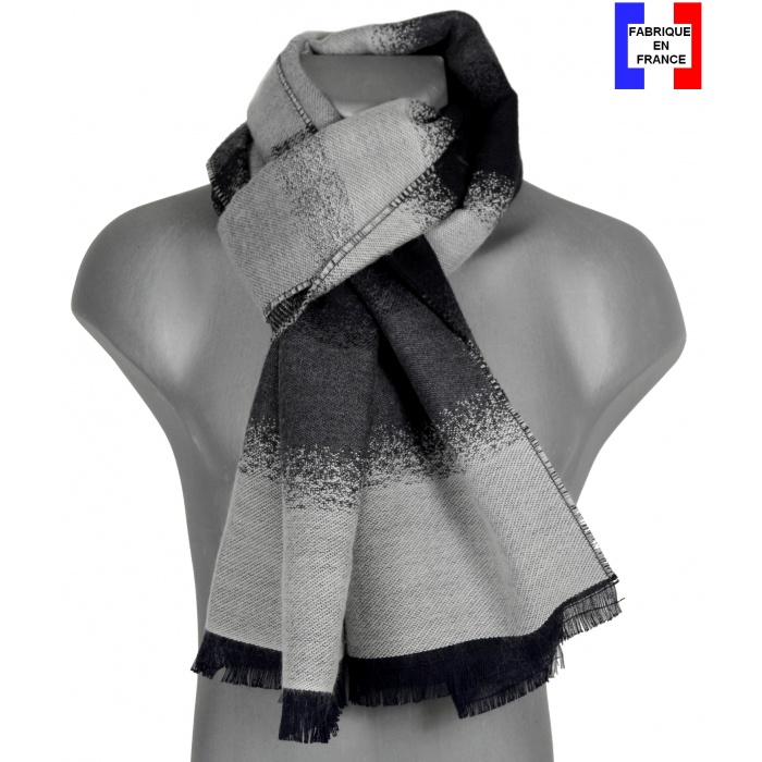 Echarpe homme merinos Vip noir