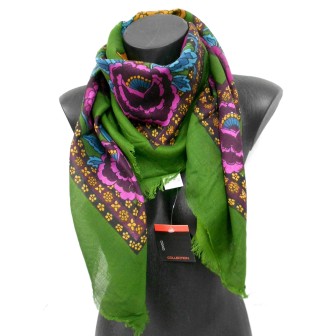 Cheche vert à fleurs