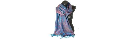 Pashmina soie jacquard